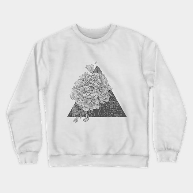 Pale Peonies Crewneck Sweatshirt by bblane